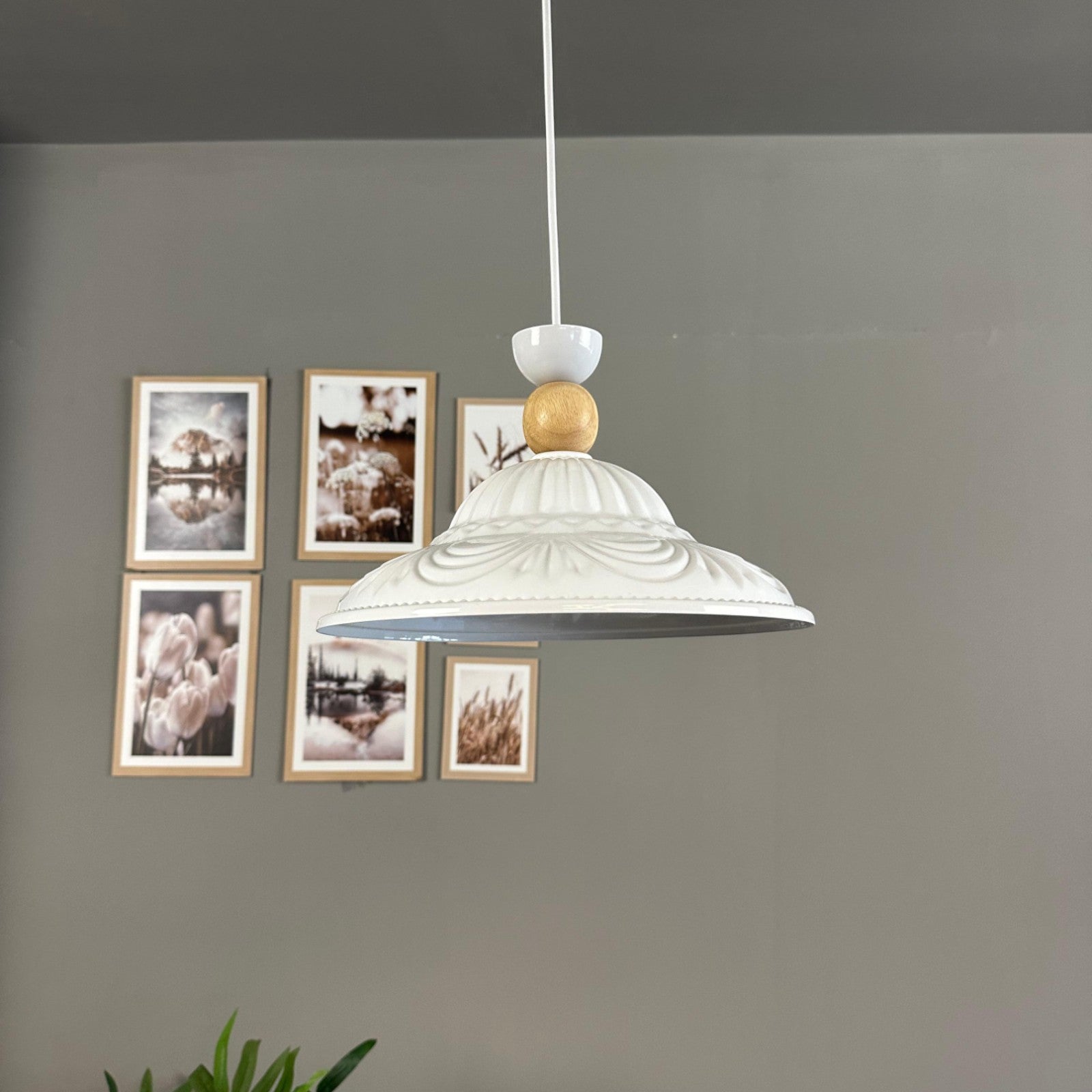 Pendelleuchte Ralivo Metall Ø30cm, Modern Hängelampe